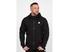 GORILLA WEAR - LEON ZIPPED HOODIE - FÉRFI CIPZÁRAS PULÓVER - FEKETE 