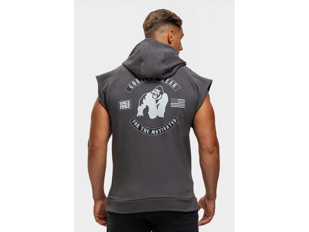 GORILLA WEAR - HUNTLEY HOODIE - FÉRFI UJJATLAN PULÓVER - SZÜRKE