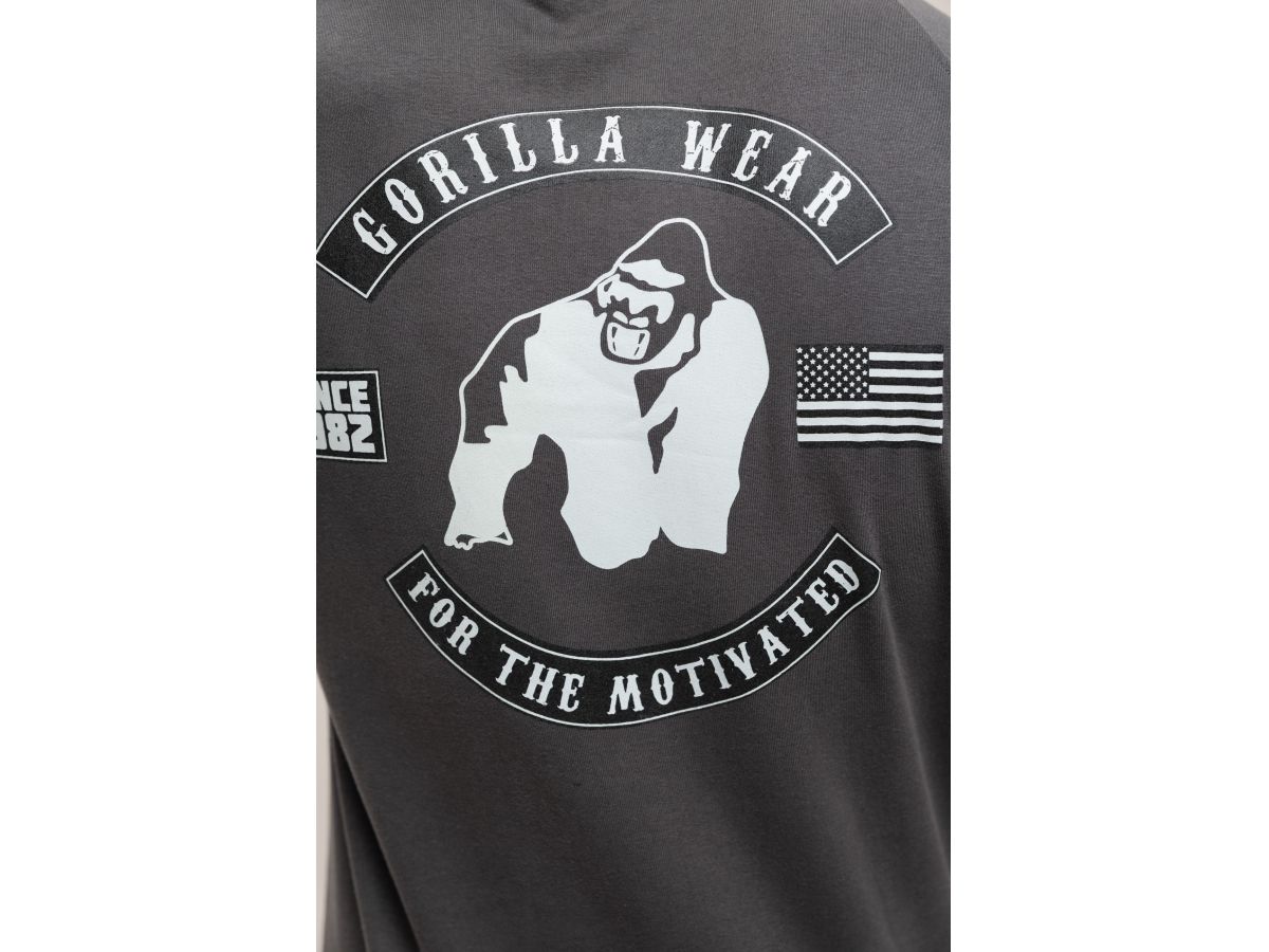 GORILLA WEAR - HUNTLEY HOODIE - FÉRFI UJJATLAN PULÓVER - SZÜRKE