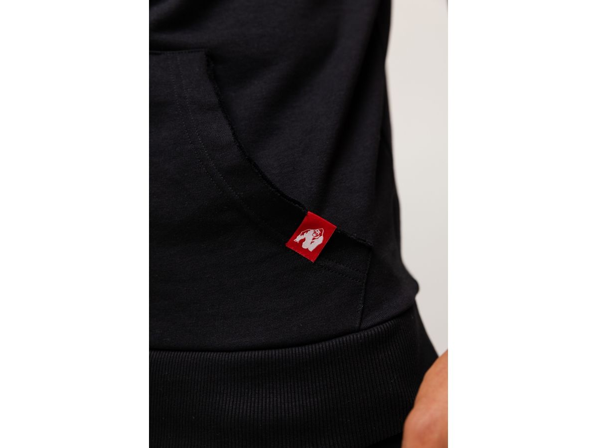 GORILLA WEAR - HUNTLEY HOODIE - FÉRFI UJJATLAN PULÓVER - FEKETE