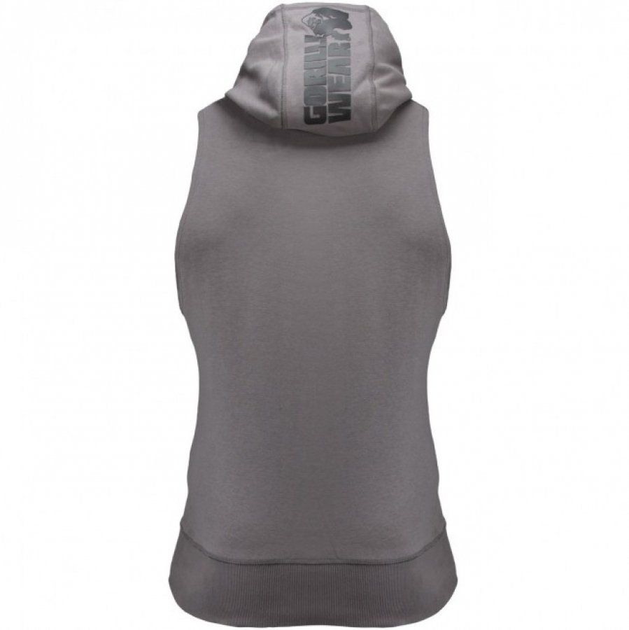 GORILLA WEAR - MANTI SLEEVELESS HOODIE - FÉRFI UJJATLAN PULÓVER - SZÜRKE