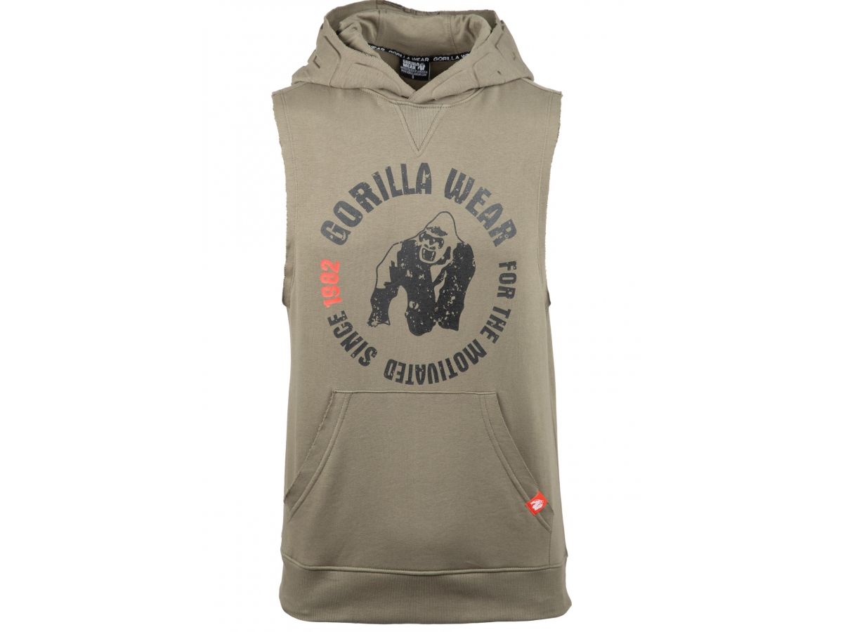 GORILLA WEAR - MARSHALL HOODIE - FÉRFI UJJATLAN PULÓVER - KATONA ZÖLD GORILLA WEAR - MARSHALL HOODIE - FÉRFI UJJATLAN PULÓVER - KATONA ZÖLD
