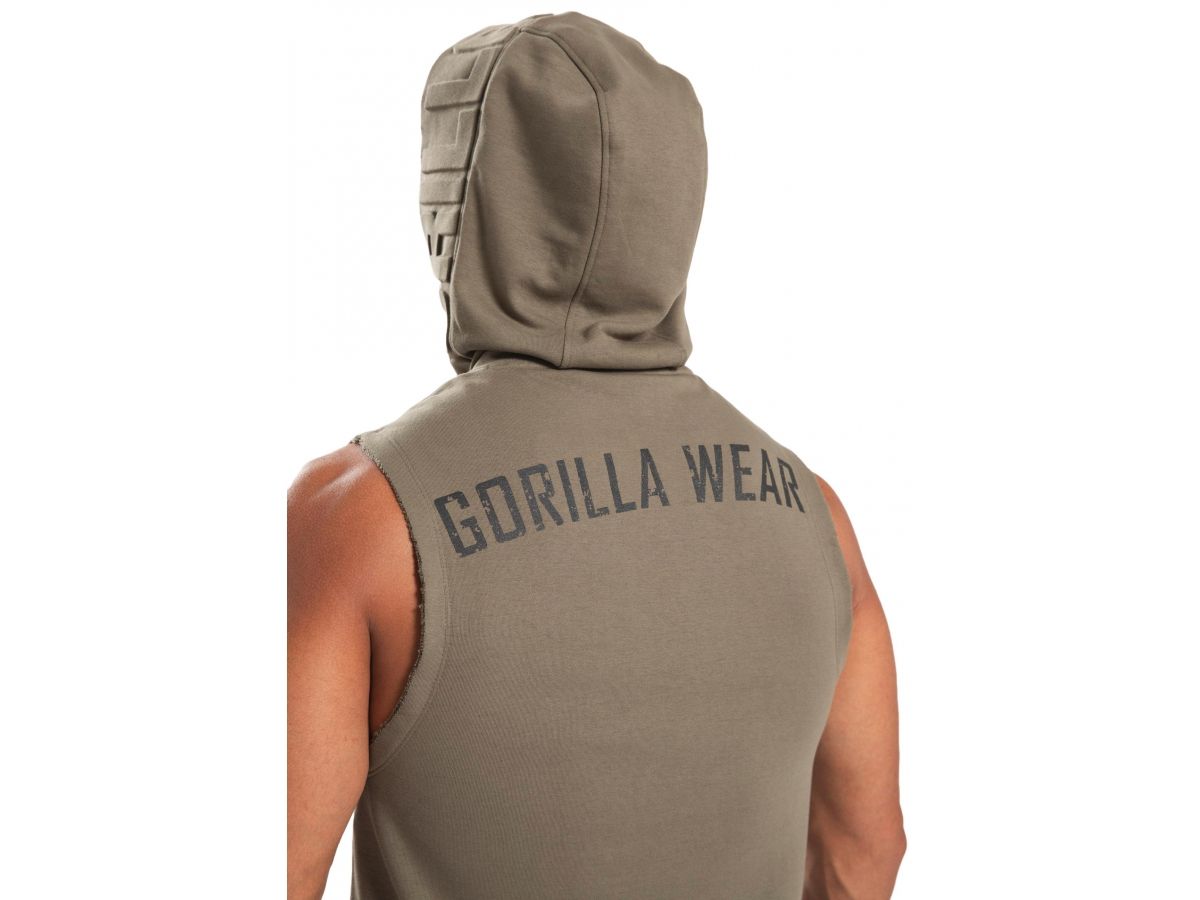 GORILLA WEAR - MARSHALL HOODIE - FÉRFI UJJATLAN PULÓVER - KATONA ZÖLD GORILLA WEAR - MARSHALL HOODIE - FÉRFI UJJATLAN PULÓVER - KATONA ZÖLD