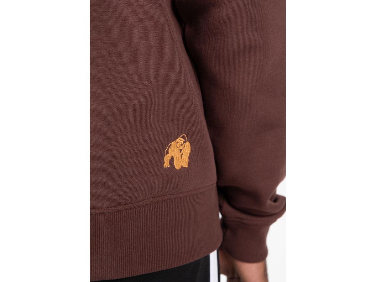 GORILLA WEAR - NEVADA HOODIE - FÉRFI PULÓVER - BARNA