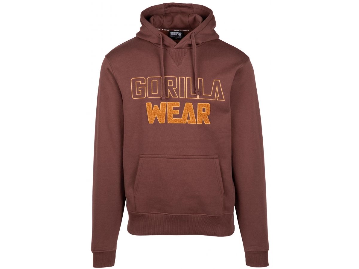 GORILLA WEAR - NEVADA HOODIE - FÉRFI PULÓVER - BARNA