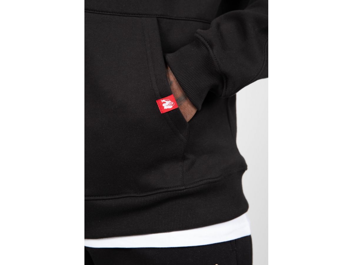 GORILLA WEAR - UTAH ZIPPED HOODIE - FÉRFI CIPZÁRAS PULÓVER - FEKETE