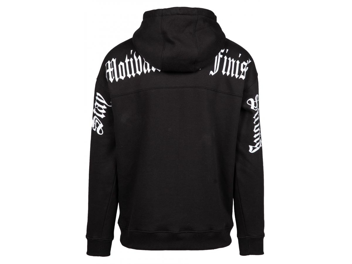 GORILLA WEAR - UTAH ZIPPED HOODIE - FÉRFI CIPZÁRAS PULÓVER - FEKETE