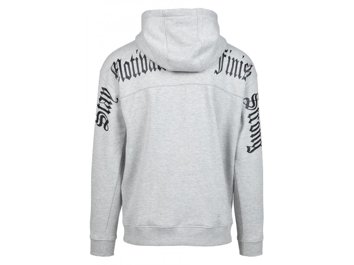 GORILLA WEAR - UTAH ZIPPED HOODIE - FÉRFI CIPZÁRAS PULÓVER - SZÜRKE