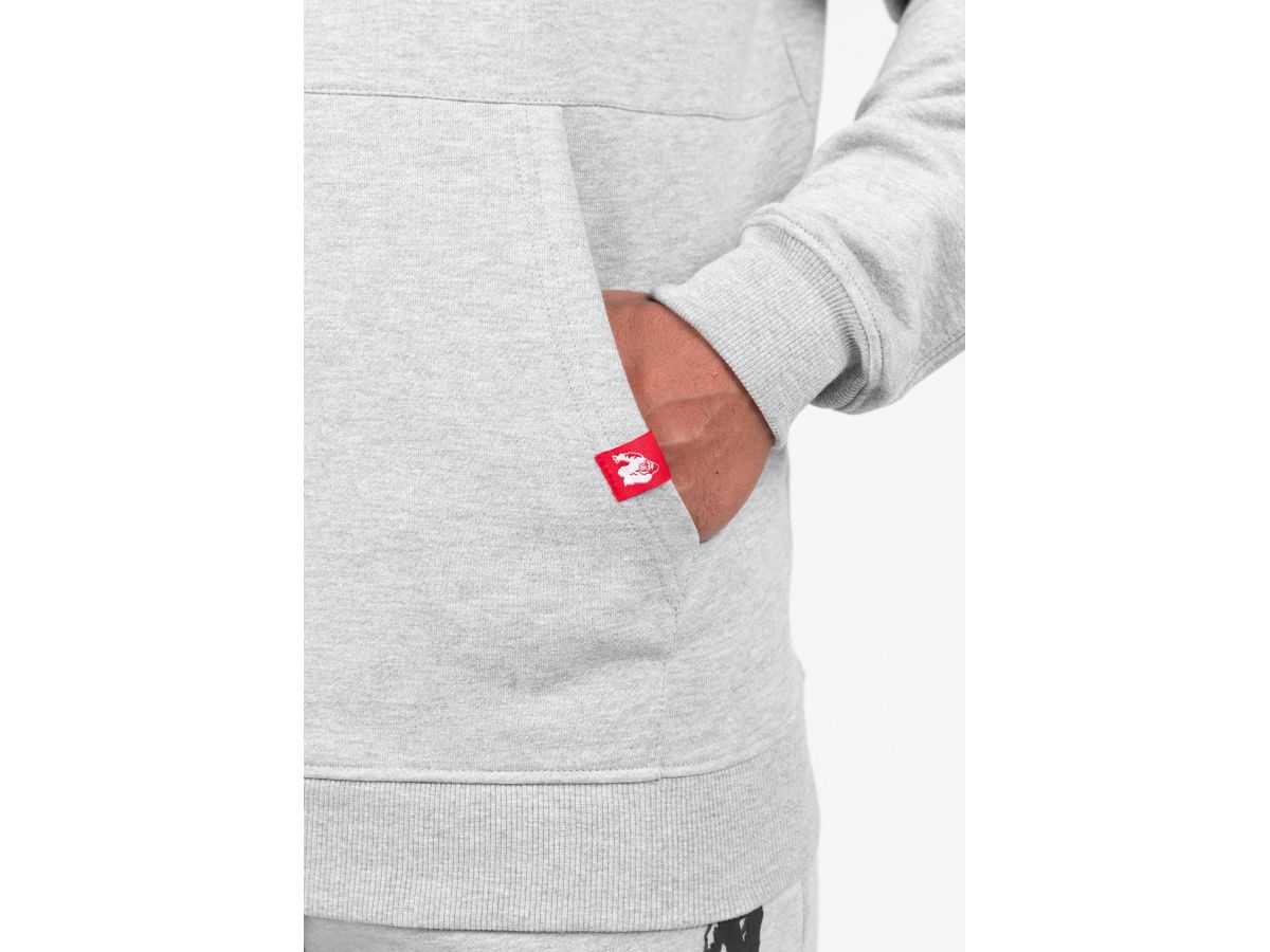 GORILLA WEAR - UTAH ZIPPED HOODIE - FÉRFI CIPZÁRAS PULÓVER - SZÜRKE