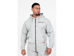 GORILLA WEAR - UTAH ZIPPED HOODIE - FÉRFI CIPZÁRAS PULÓVER - SZÜRKE