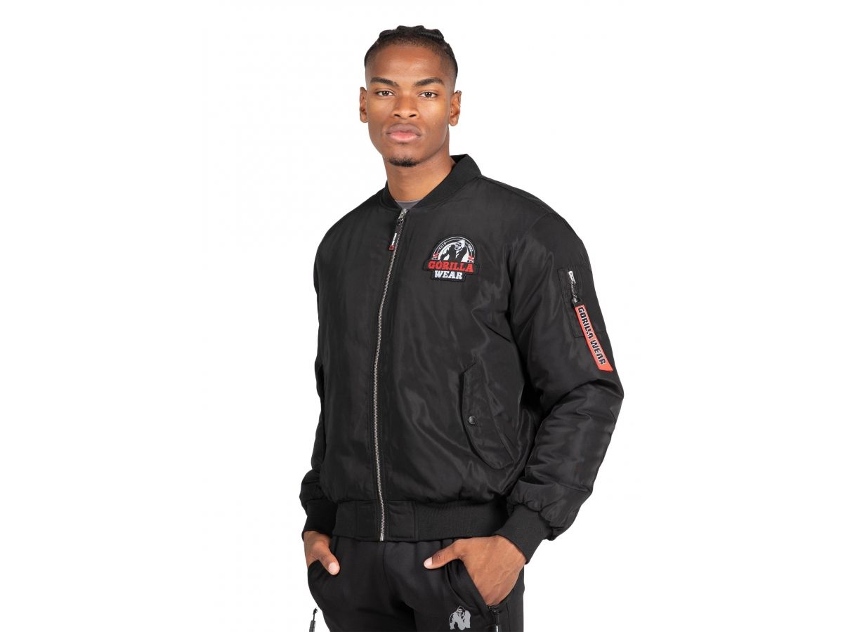 GORILLA WEAR - COVINGTON BOMBER JACKET - FÉRFI BOMBER KABÁT  GORILLA WEAR - COVINGTON BOMBER JACKET - FÉRFI BOMBER KABÁT