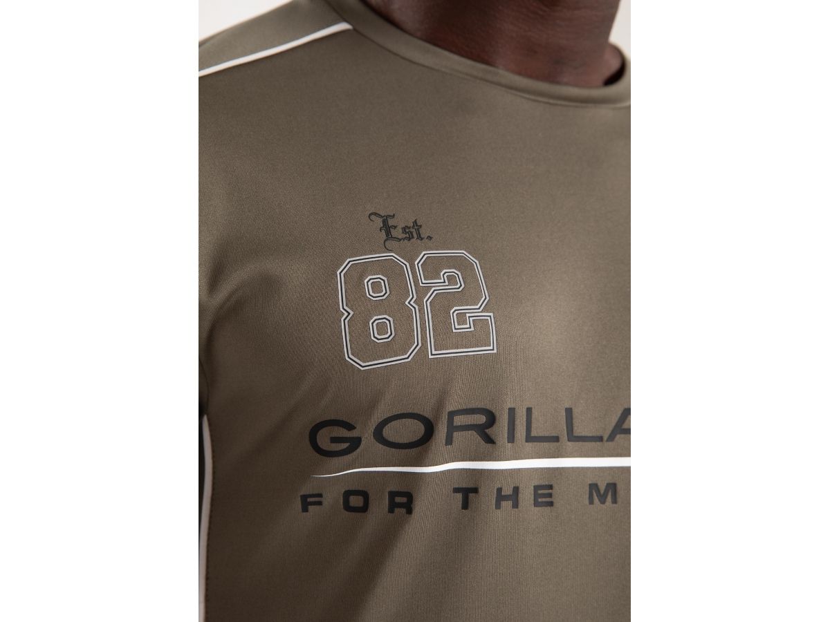 GORILLA WEAR - BROXTON T-SHIRT - FÉRFI PÓLÓ - KATONA ZÖLD GORILLA WEAR - BROXTON T-SHIRT - FÉRFI PÓLÓ - KATONA ZÖLD