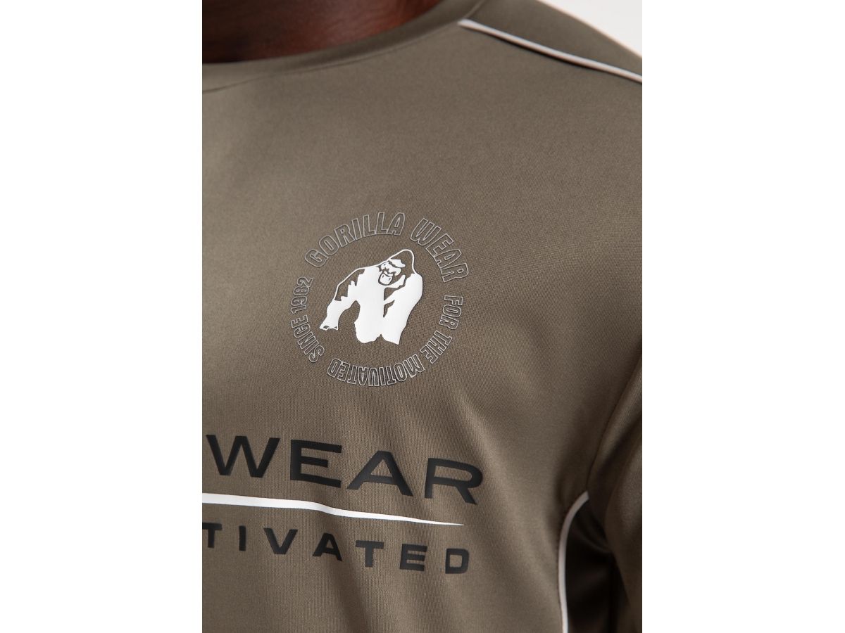 GORILLA WEAR - BROXTON T-SHIRT - FÉRFI PÓLÓ - KATONA ZÖLD GORILLA WEAR - BROXTON T-SHIRT - FÉRFI PÓLÓ - KATONA ZÖLD