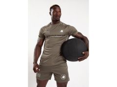 GORILLA WEAR - BROXTON T-SHIRT - FÉRFI PÓLÓ - KATONA ZÖLD