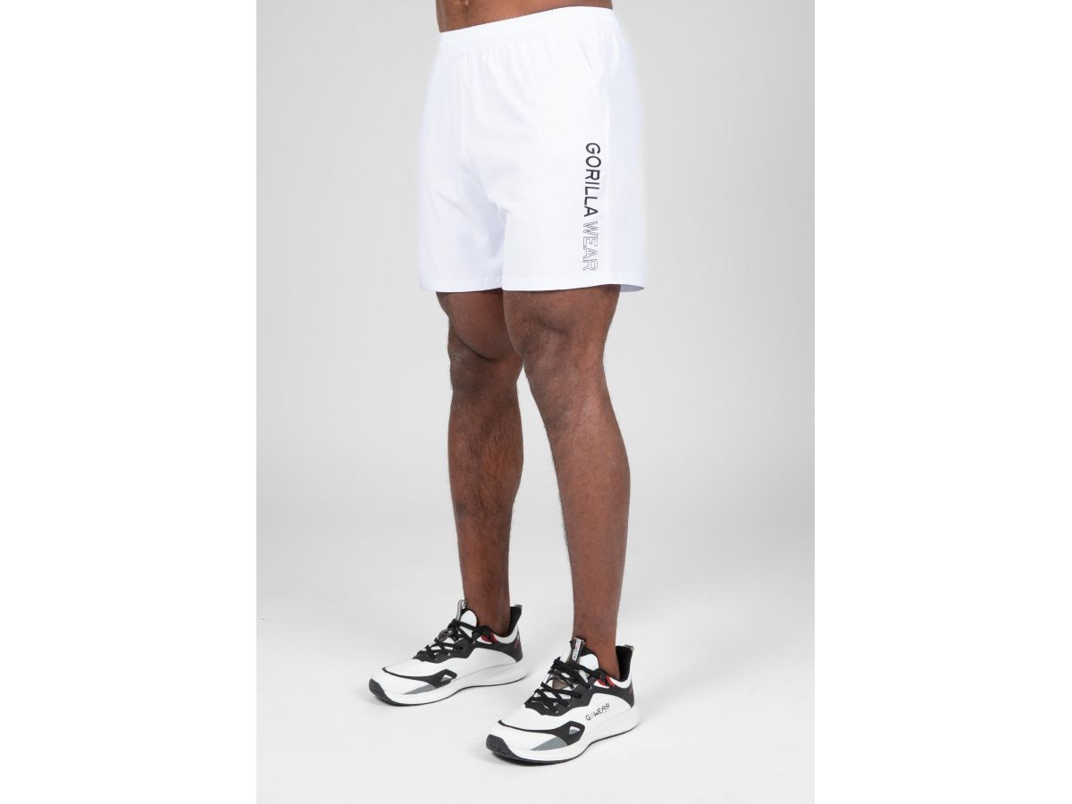 GORILLA WEAR - CLARKSON SHORT - FÉRFI RÖVIDNADRÁG - FEHÉR GORILLA WEAR - CLARKSON SHORT - FÉRFI RÖVIDNADRÁG - FEHÉR