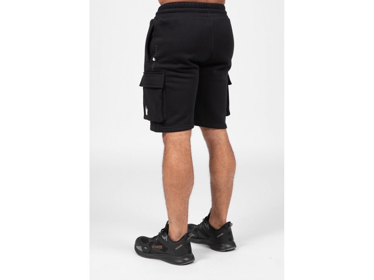 GORILLA WEAR - HUDSON SHORT - FÉRFI RÖVIDNADRÁG - FEKETE GORILLA WEAR - HUDSON SHORT - FÉRFI RÖVIDNADRÁG - FEKETE
