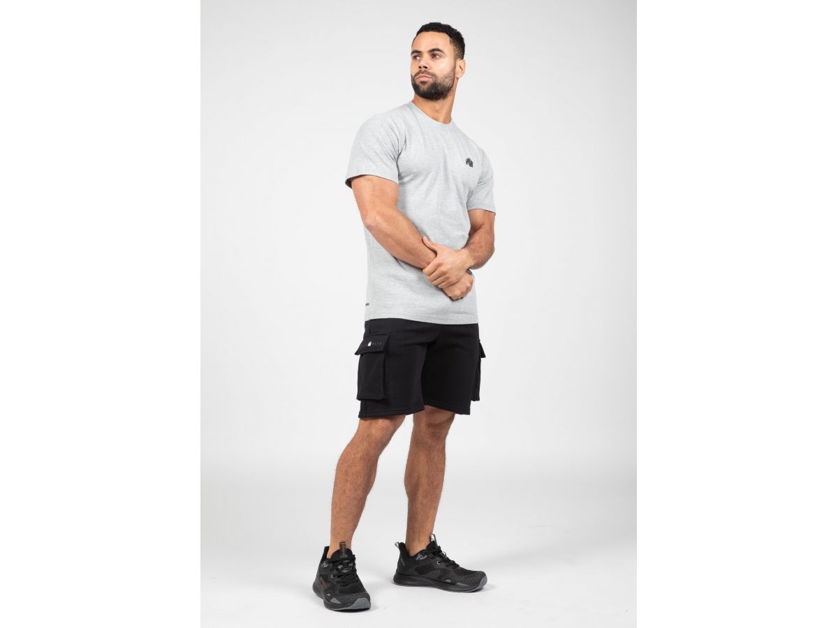 GORILLA WEAR - HUDSON SHORT - FÉRFI RÖVIDNADRÁG - FEKETE GORILLA WEAR - HUDSON SHORT - FÉRFI RÖVIDNADRÁG - FEKETE