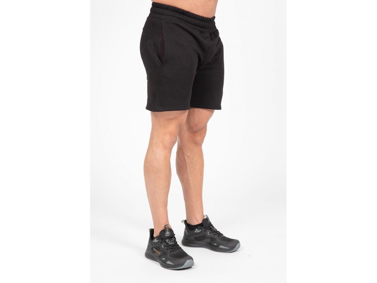 GORILLA WEAR - LEON SWEAT SHORT - FÉRFI RÖVIDNADRÁG - FEKETE GORILLA WEAR - LEON SWEAT SHORT - FÉRFI RÖVIDNADRÁG - FEKETE
