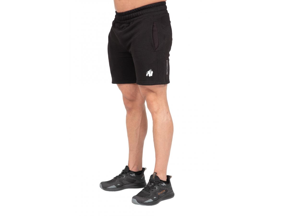 GORILLA WEAR - LEON SWEAT SHORT - FÉRFI RÖVIDNADRÁG - FEKETE GORILLA WEAR - LEON SWEAT SHORT - FÉRFI RÖVIDNADRÁG - FEKETE