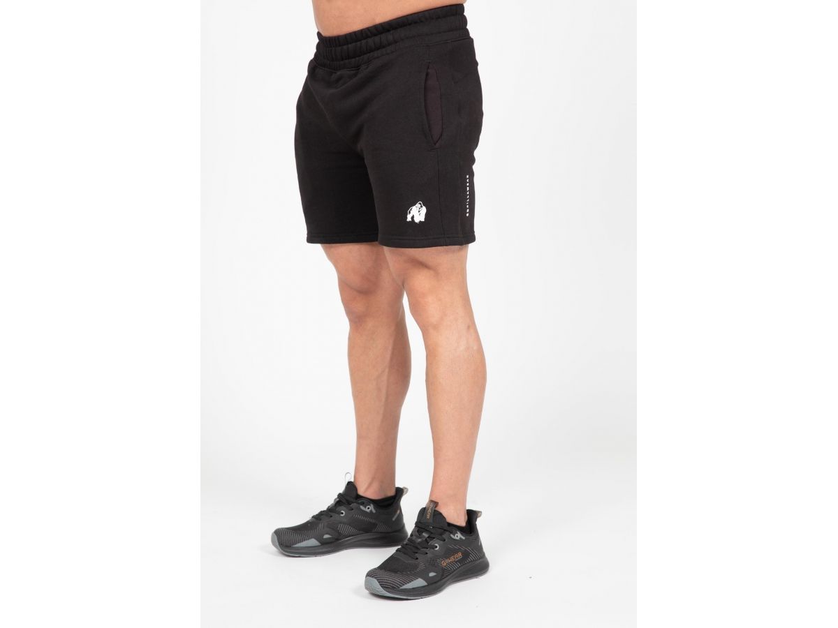GORILLA WEAR - LEON SWEAT SHORT - FÉRFI RÖVIDNADRÁG - FEKETE GORILLA WEAR - LEON SWEAT SHORT - FÉRFI RÖVIDNADRÁG - FEKETE