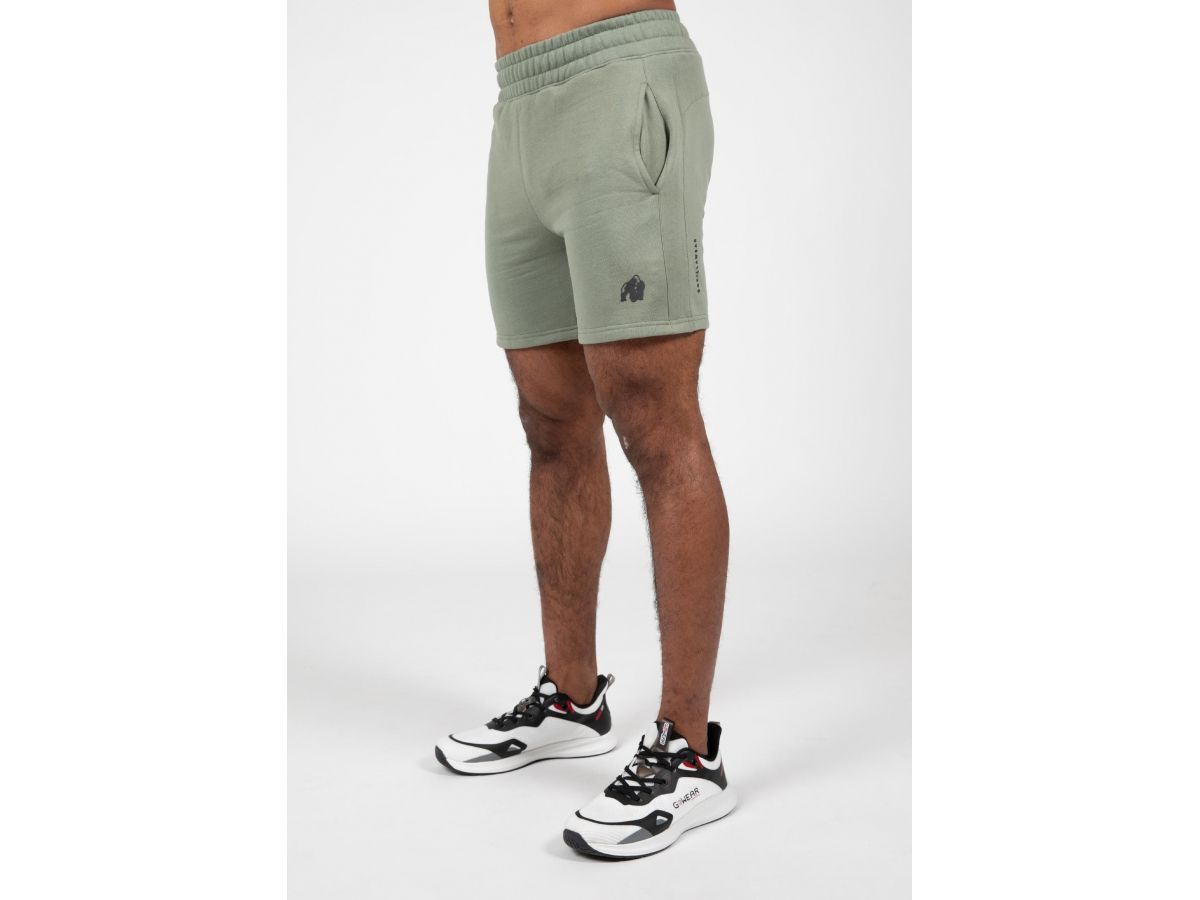 GORILLA WEAR - LEON SWEAT SHORT - FÉRFI RÖVIDNADRÁG - ZÖLD GORILLA WEAR - LEON SWEAT SHORT - FÉRFI RÖVIDNADRÁG - ZÖLD