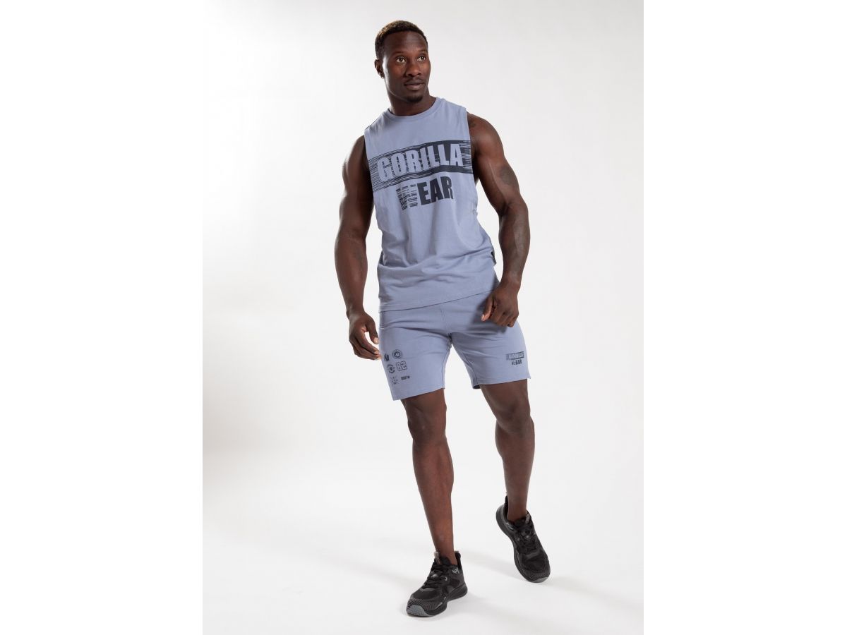 GORILLA WEAR - LOPEZ SHORT - FÉRFI RÖVIDNADRÁG - KÉK GORILLA WEAR - LOPEZ SHORT - FÉRFI RÖVIDNADRÁG - KÉK