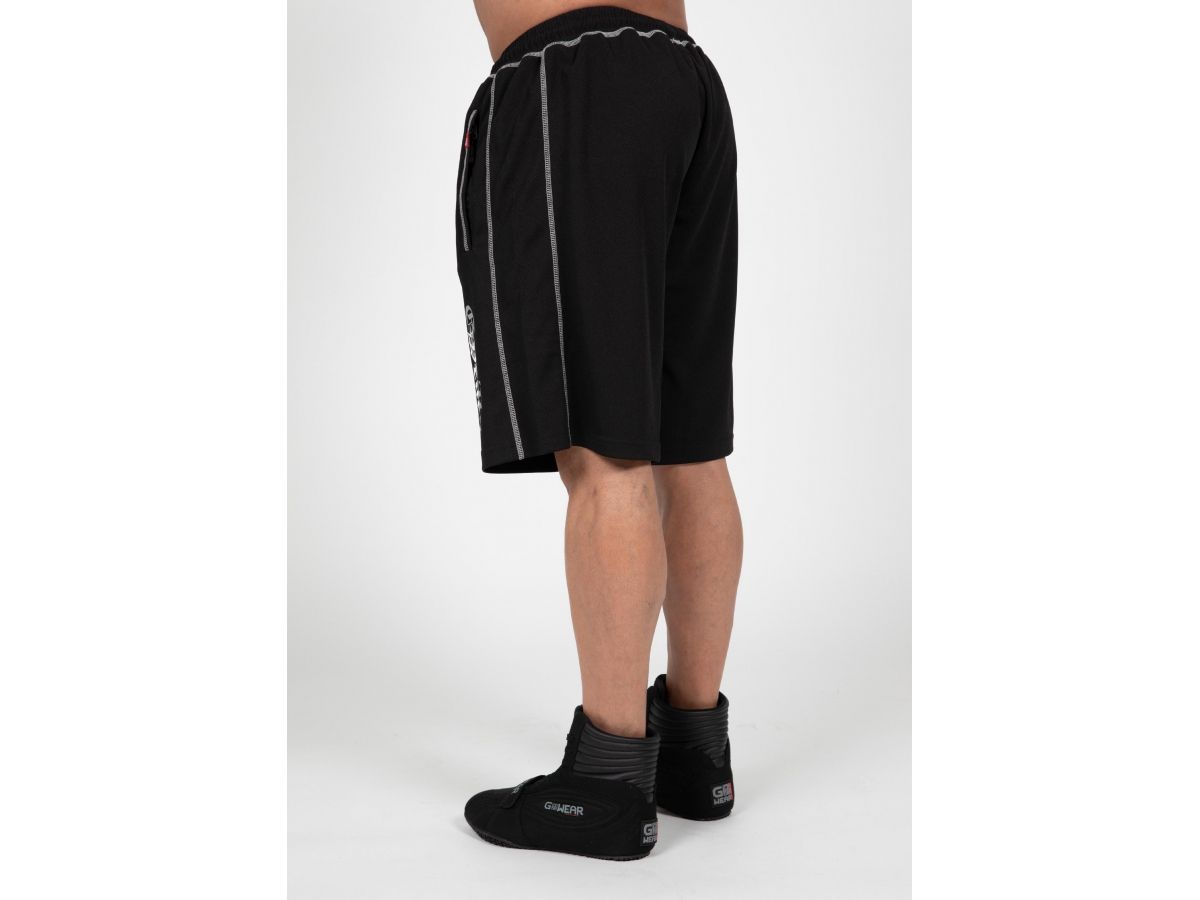 GORILLA WEAR - MARLOW SHORT - FÉRFI HÁLÓS RÖVIDNADRÁG - FEKETE/SZÜRKE