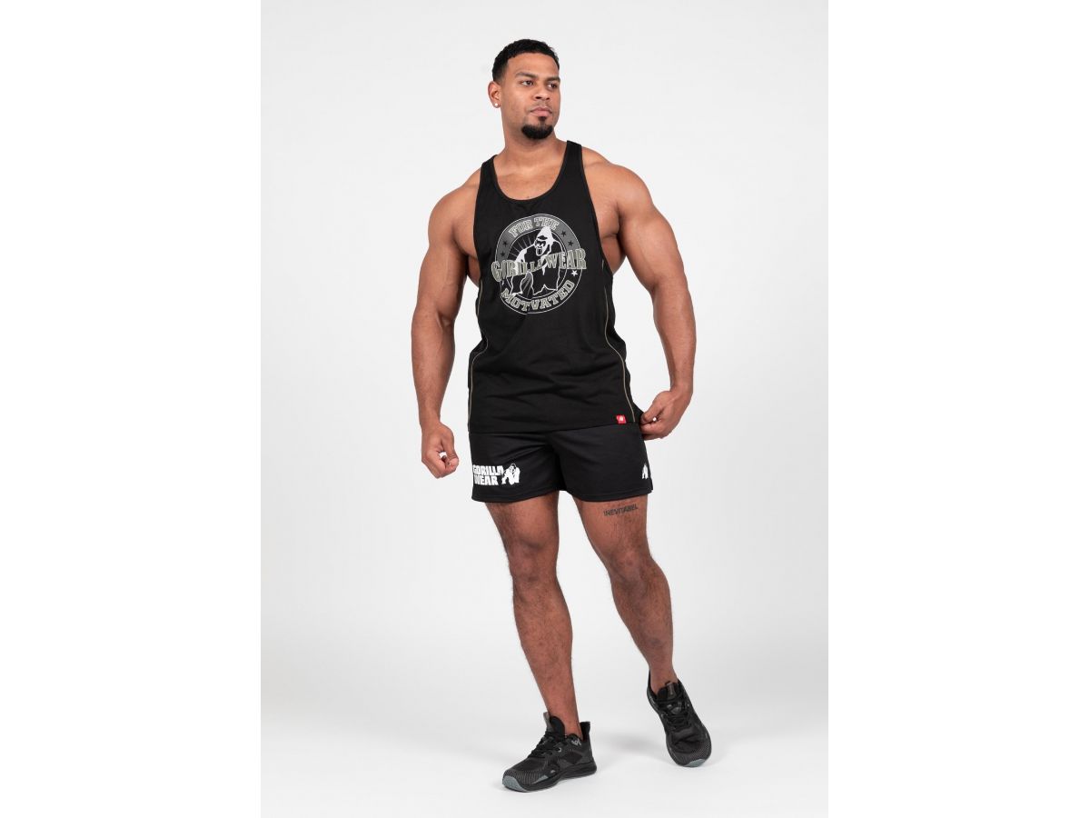 GORILLA WEAR - MILES SHORT - FÉRFI RÖVIDNADRÁG - FEKETE GORILLA WEAR - MILES SHORT - FÉRFI RÖVIDNADRÁG - FEKETE