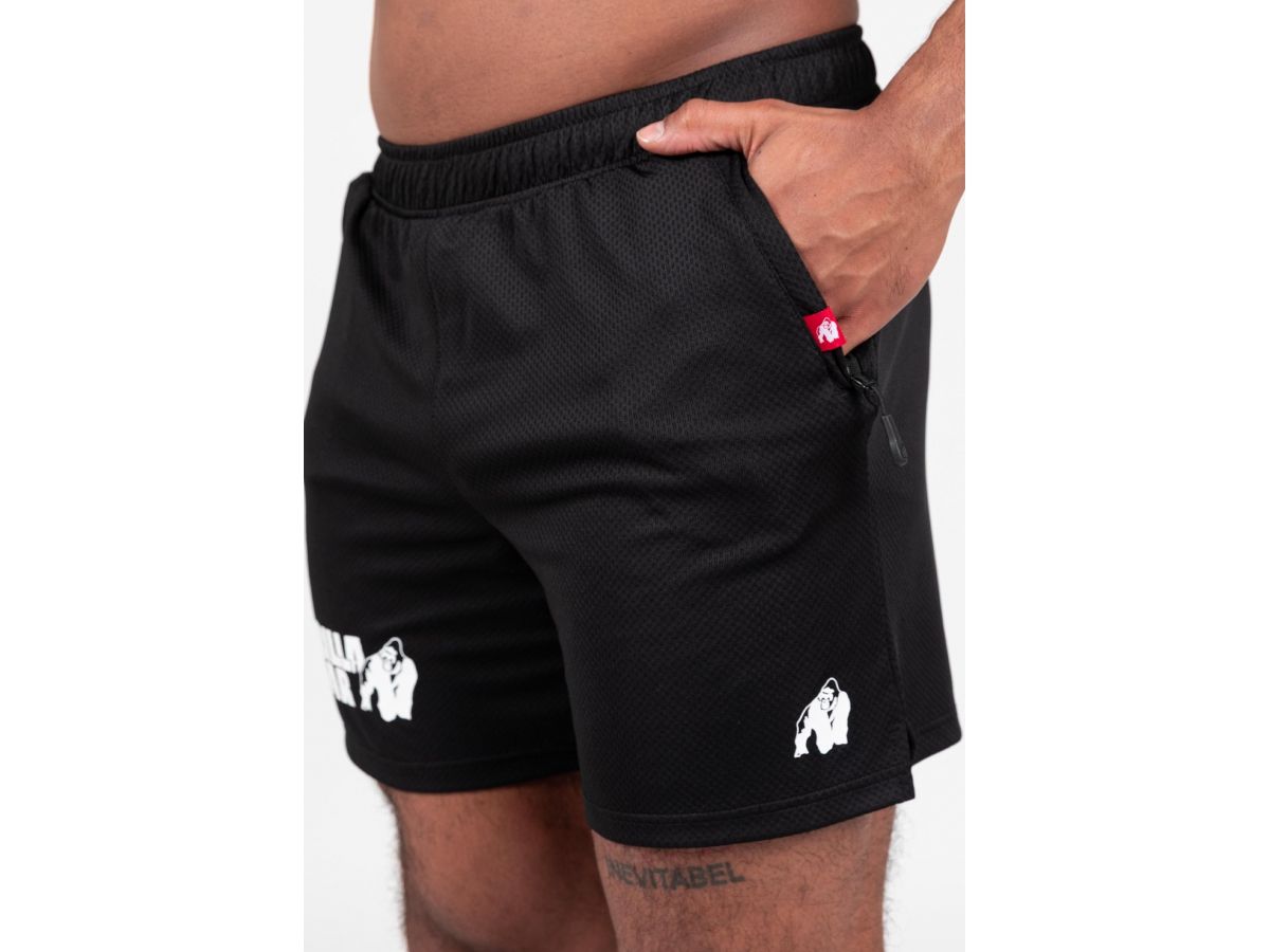 GORILLA WEAR - MILES SHORT - FÉRFI RÖVIDNADRÁG - FEKETE GORILLA WEAR - MILES SHORT - FÉRFI RÖVIDNADRÁG - FEKETE