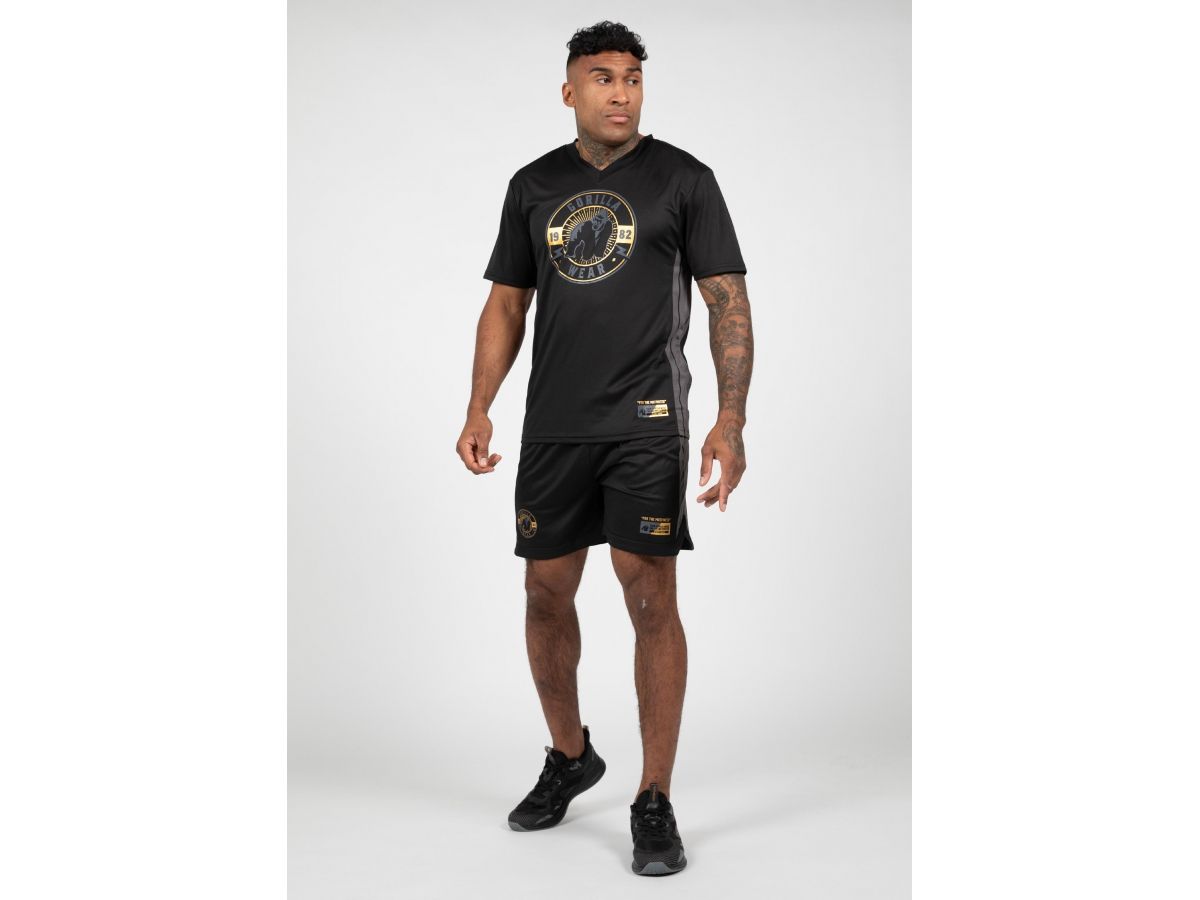 GORILLA WEAR - ORLANDO SHORT -FÉRFI RÖVIDNADRÁG - FEKETE GORILLA WEAR - ORLANDO SHORT -FÉRFI RÖVIDNADRÁG - FEKETE