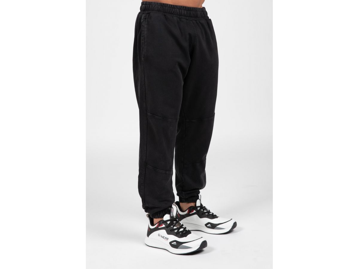 GORILLA WEAR - CURTIS TRACK PANTS - FÉRFI MELEGÍTŐNADRÁG - KOPOTT SZÜRKE