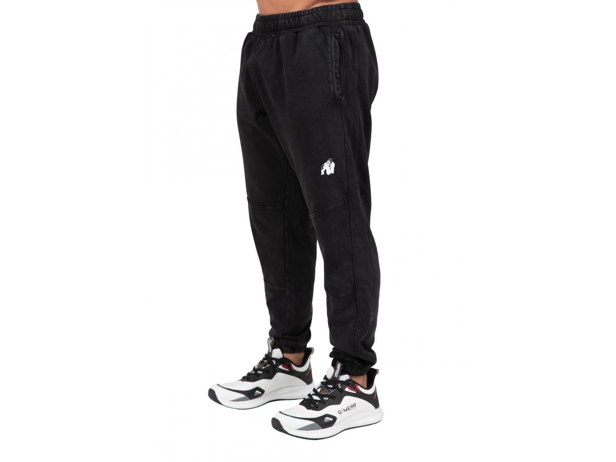 GORILLA WEAR - CURTIS TRACK PANTS - FÉRFI MELEGÍTŐNADRÁG - KOPOTT SZÜRKE