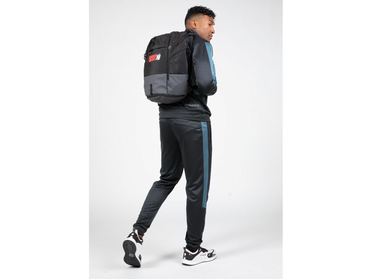 GORILLA WEAR - DEVON TRACK PANTS - FÉRFI MELEGÍTŐNADRÁG - SZÜRKE/KÉK