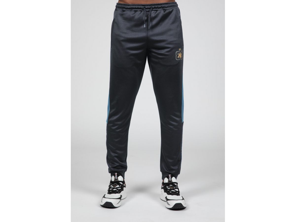 GORILLA WEAR - DEVON TRACK PANTS - FÉRFI MELEGÍTŐNADRÁG - SZÜRKE/KÉK