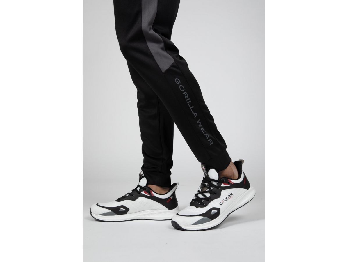 GORILLA WEAR - DEVON TRACK PANTS - FÉRFI MELEGÍTŐNADRÁG - FEKETE/SZÜRKE GORILLA WEAR - DEVON TRACK PANTS - FÉRFI MELEGÍTŐNADRÁG - FEKETE/SZÜRKE
