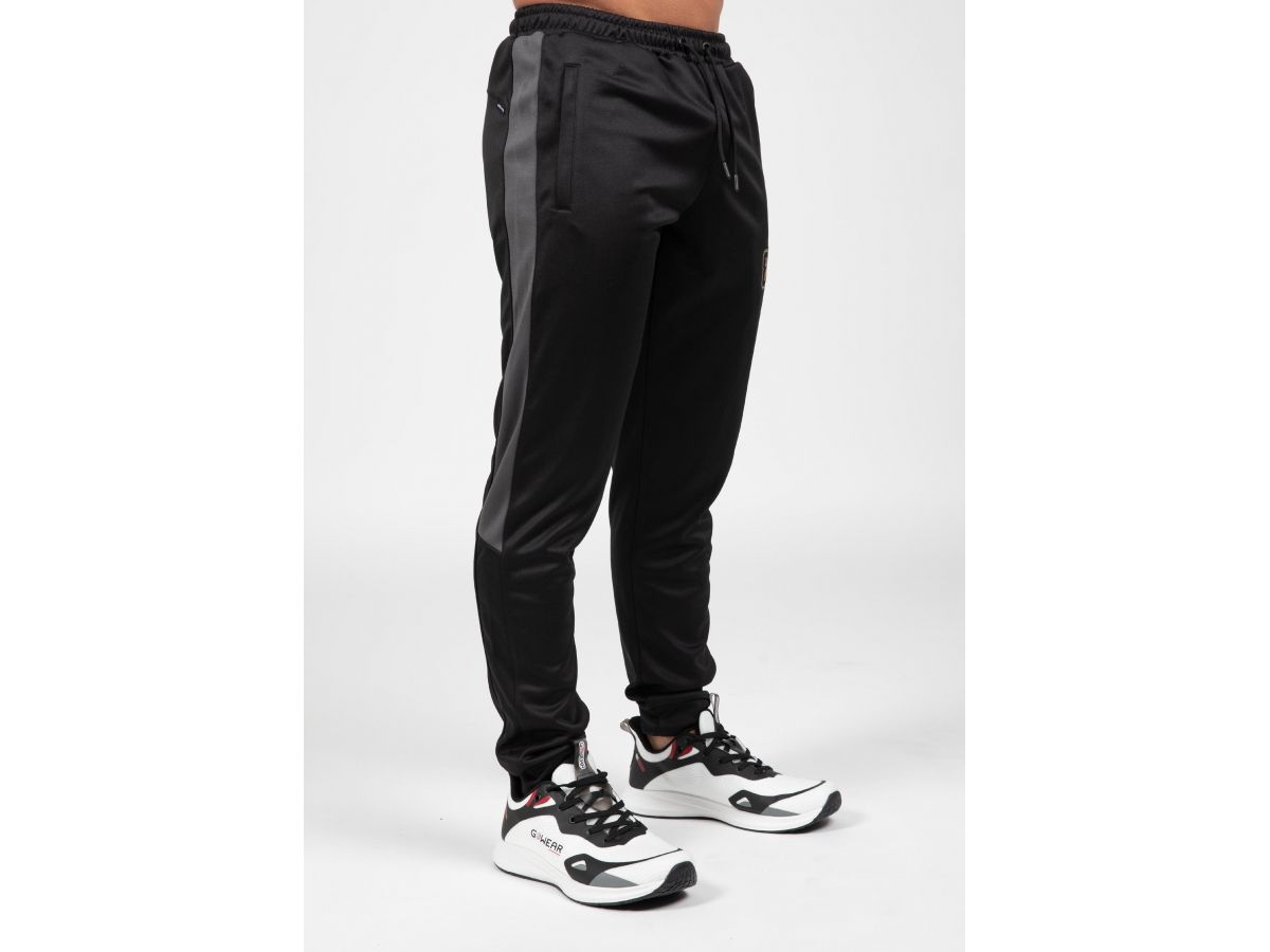 GORILLA WEAR - DEVON TRACK PANTS - FÉRFI MELEGÍTŐNADRÁG - FEKETE/SZÜRKE GORILLA WEAR - DEVON TRACK PANTS - FÉRFI MELEGÍTŐNADRÁG - FEKETE/SZÜRKE