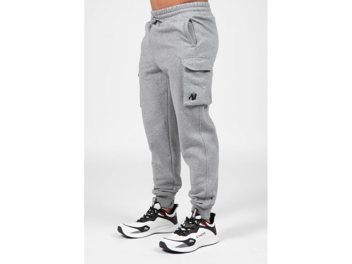 GORILLA WEAR - HUDSON TRACK PANTS - FÉRFI OLDALZSEBES MELEGÍTŐNADRÁG - SZÜRKE GORILLA WEAR - HUDSON TRACK PANTS - FÉRFI OLDALZSEBES MELEGÍTŐNADRÁG - SZÜRKE