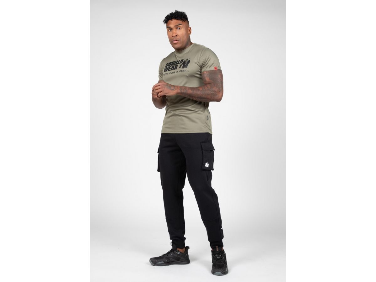 GORILLA WEAR - HUDSON TRACK PANTS - FÉRFI OLDALZSEBES MELEGÍTŐNADRÁG - FEKETE GORILLA WEAR - HUDSON TRACK PANTS - FÉRFI OLDALZSEBES MELEGÍTŐNADRÁG - FEKETE