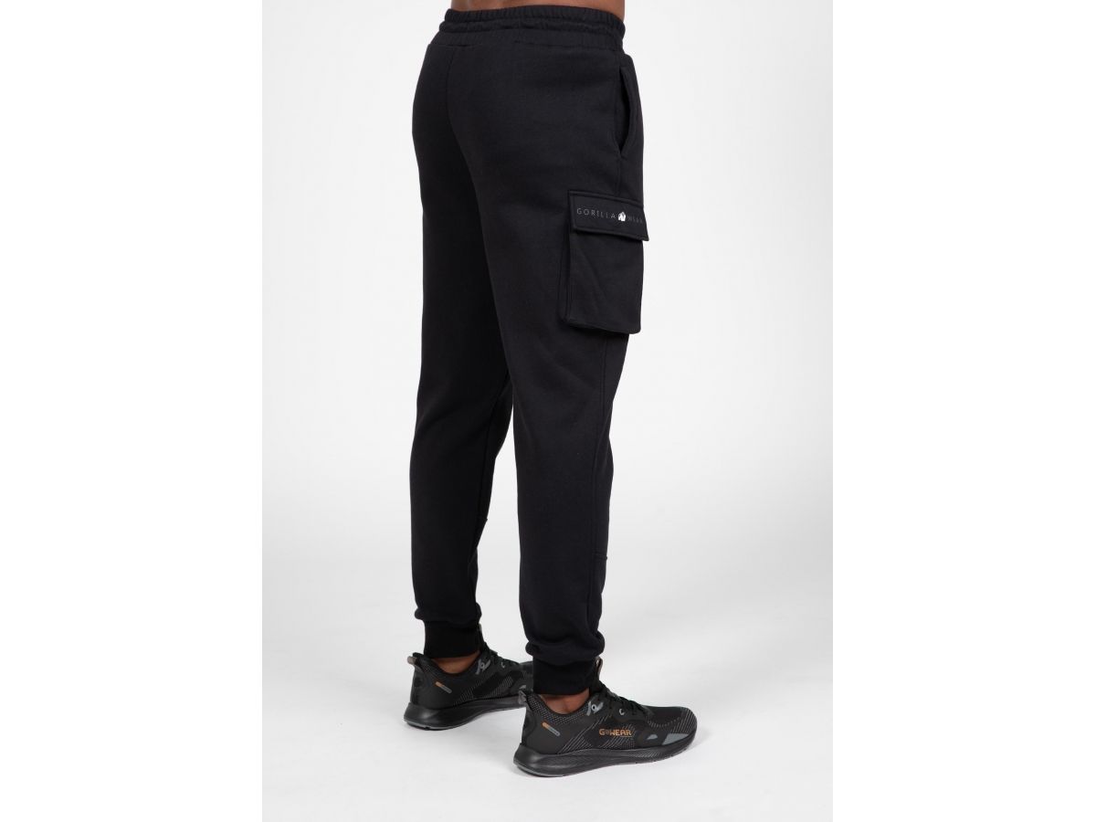 GORILLA WEAR - HUDSON TRACK PANTS - FÉRFI OLDALZSEBES MELEGÍTŐNADRÁG - FEKETE GORILLA WEAR - HUDSON TRACK PANTS - FÉRFI OLDALZSEBES MELEGÍTŐNADRÁG - FEKETE