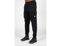 GORILLA WEAR - HUDSON TRACK PANTS - FÉRFI OLDALZSEBES MELEGÍTŐNADRÁG - FEKETE