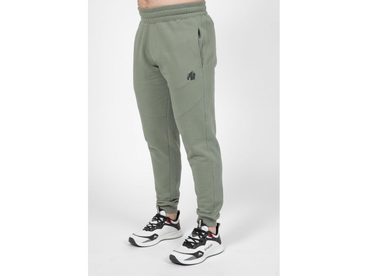 GORILLA WEAR - LEON TRACK PANTS - FÉRFI MELEGÍTŐNADRÁG - ZÖLD GORILLA WEAR - LEON TRACK PANTS - FÉRFI MELEGÍTŐNADRÁG - ZÖLD