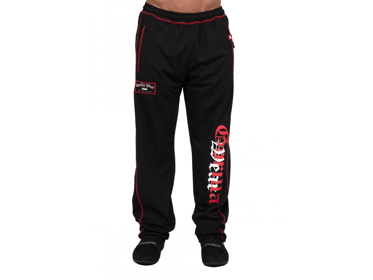 GORILLA WEAR - MARLOW PANTS - FÉRFI HALÓS NADRÁG - FEKETE/PIROS GORILLA WEAR - MARLOW PANTS - FÉRFI HALÓS NADRÁG - FEKETE/PIROS