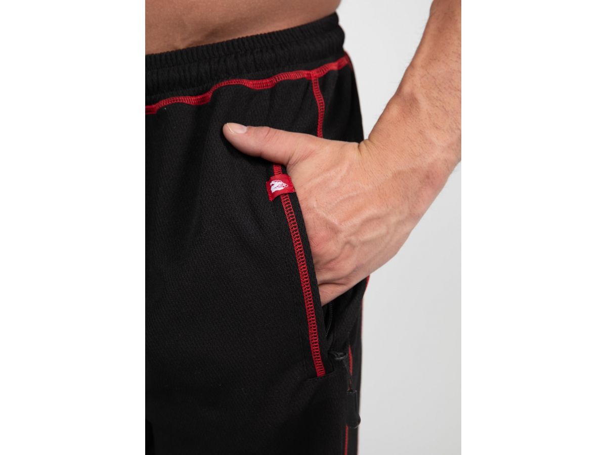 GORILLA WEAR - MARLOW PANTS - FÉRFI HALÓS NADRÁG - FEKETE/PIROS GORILLA WEAR - MARLOW PANTS - FÉRFI HALÓS NADRÁG - FEKETE/PIROS