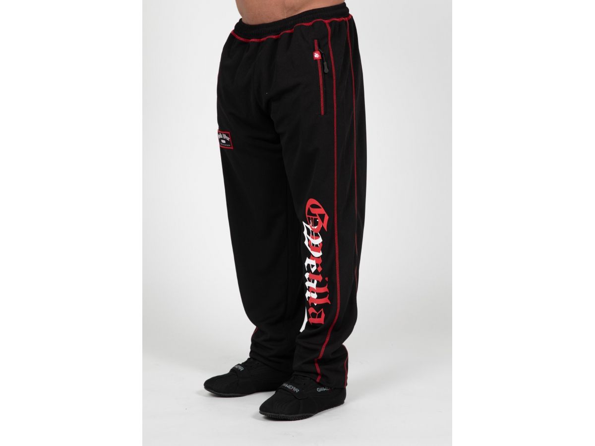 GORILLA WEAR - MARLOW PANTS - FÉRFI HALÓS NADRÁG - FEKETE/PIROS GORILLA WEAR - MARLOW PANTS - FÉRFI HALÓS NADRÁG - FEKETE/PIROS