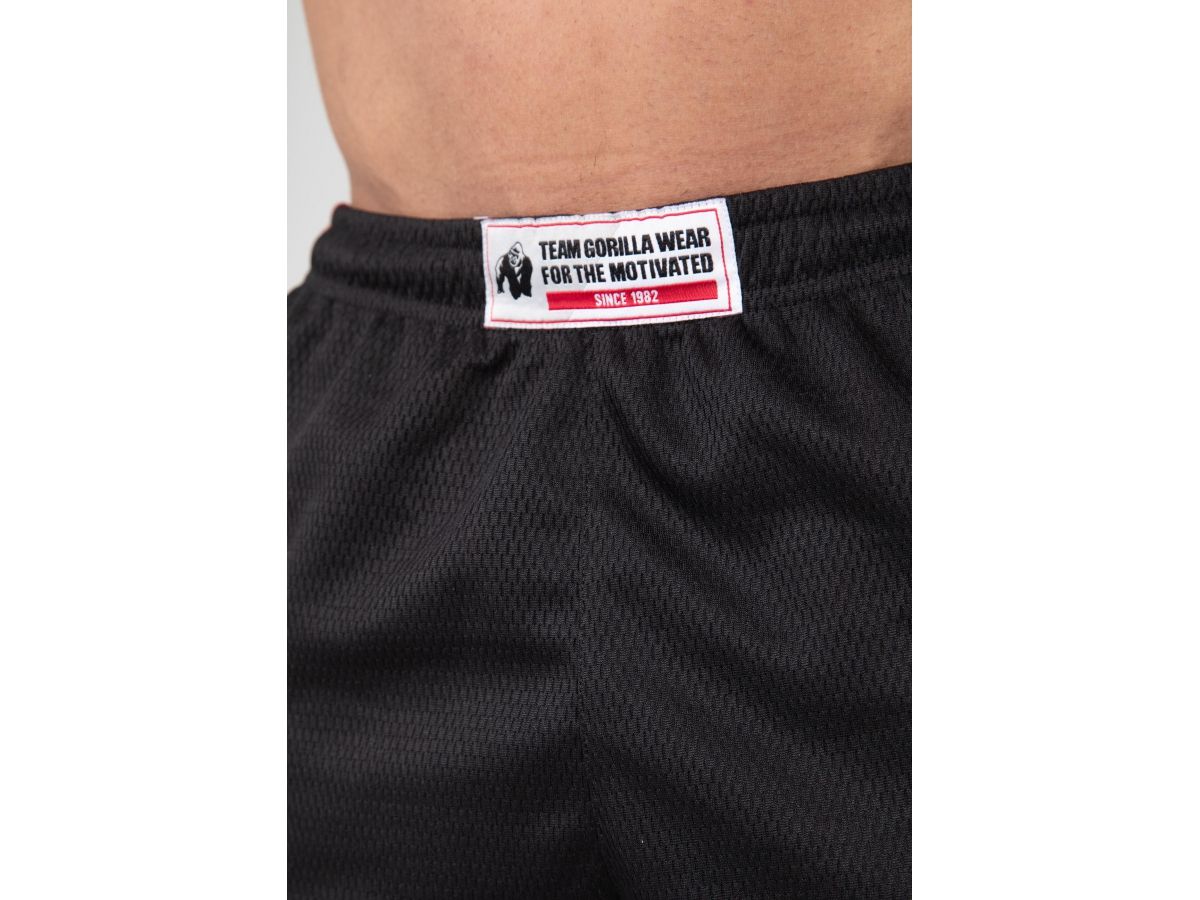 GORILLA WEAR - WALLACE MESH PANST - FÉRFI HOSSZÚNADRÁG - FEKETE/PIROS GORILLA WEAR - WALLACE MESH PANST - FÉRFI HOSSZÚNADRÁG - FEKETE/PIROS