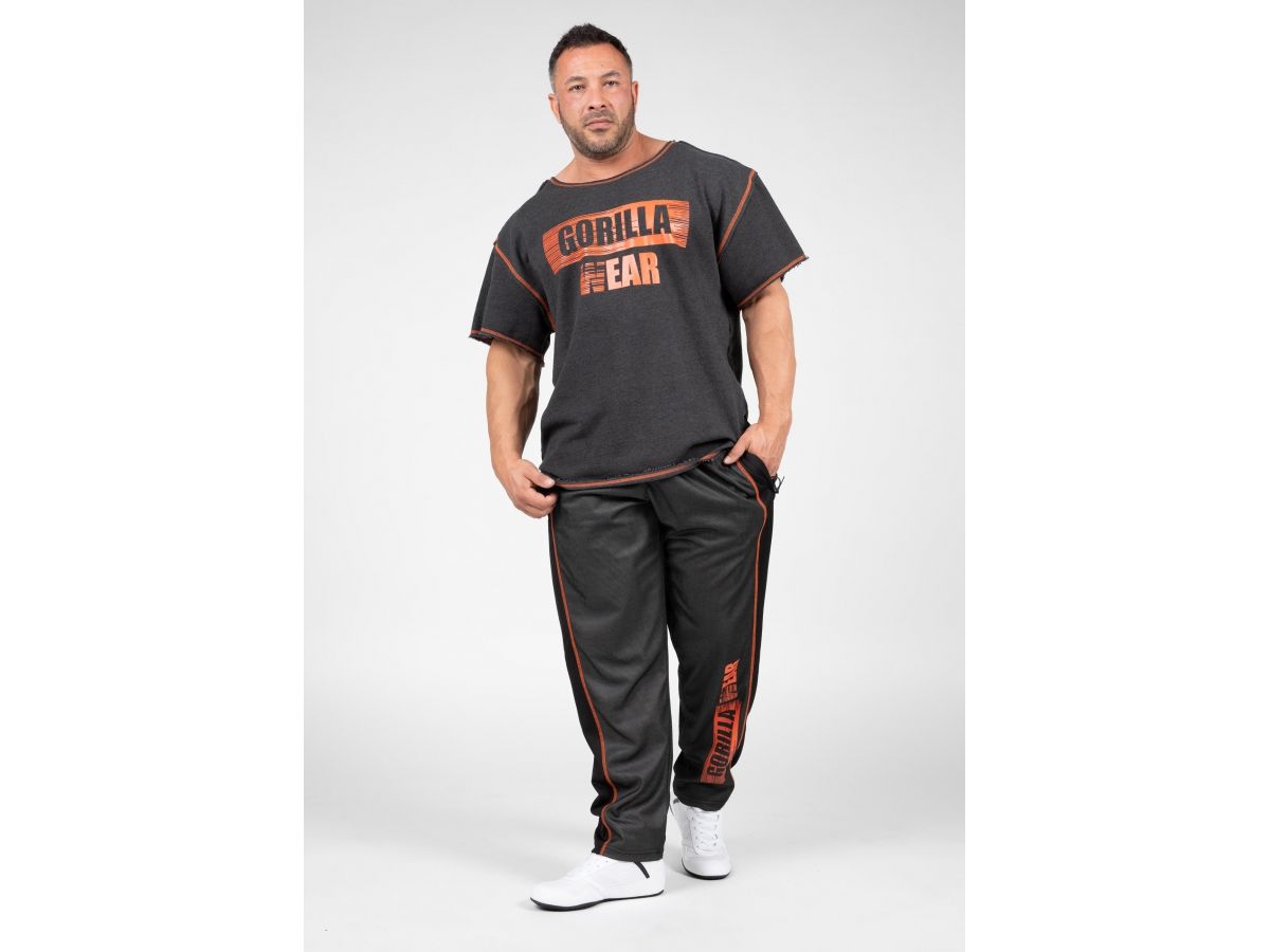 GORILLA WEAR - WALLACE MESH PANST - FÉRFI HOSSZÚNADRÁG - SZÜRKE/NARANCS GORILLA WEAR - WALLACE MESH PANST - FÉRFI HOSSZÚNADRÁG - SZÜRKE/NARANCS