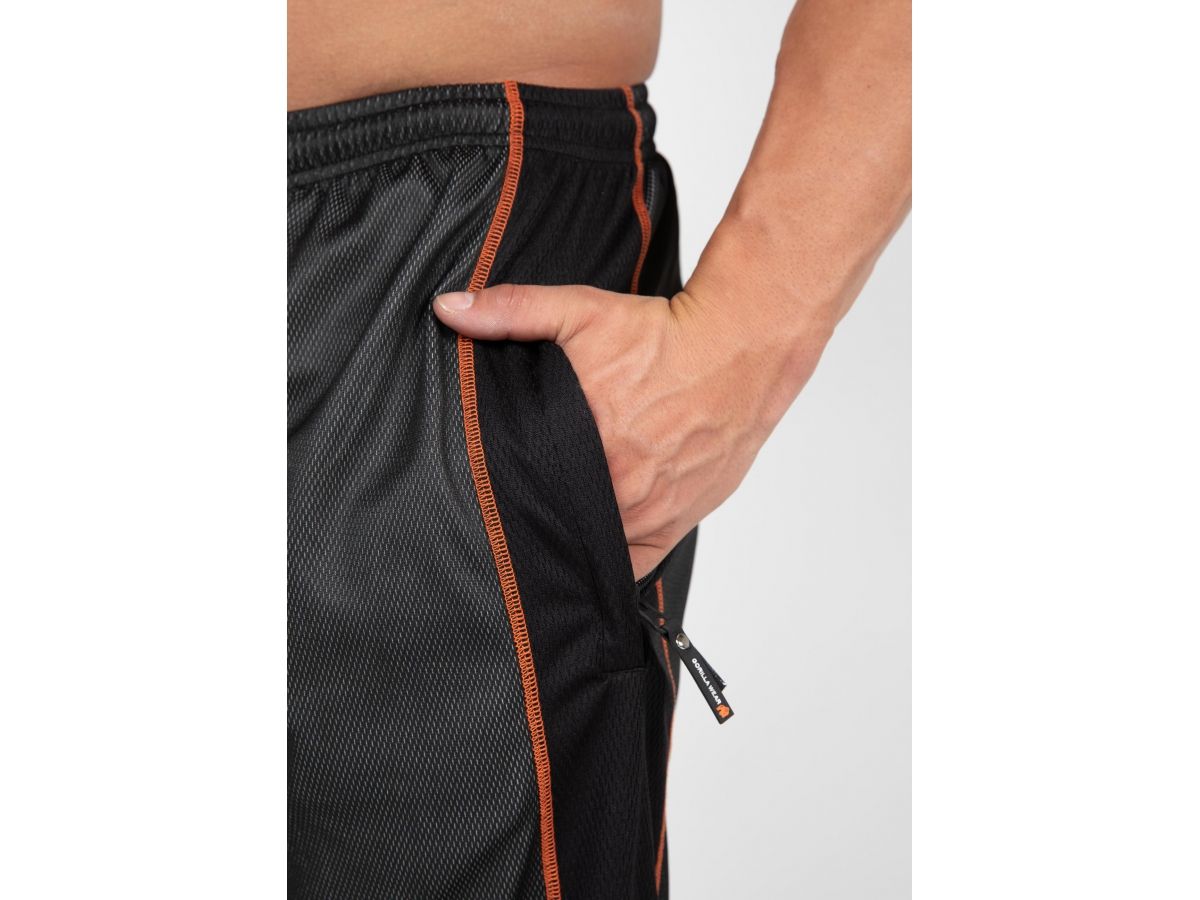GORILLA WEAR - WALLACE MESH PANST - FÉRFI HOSSZÚNADRÁG - SZÜRKE/NARANCS GORILLA WEAR - WALLACE MESH PANST - FÉRFI HOSSZÚNADRÁG - SZÜRKE/NARANCS