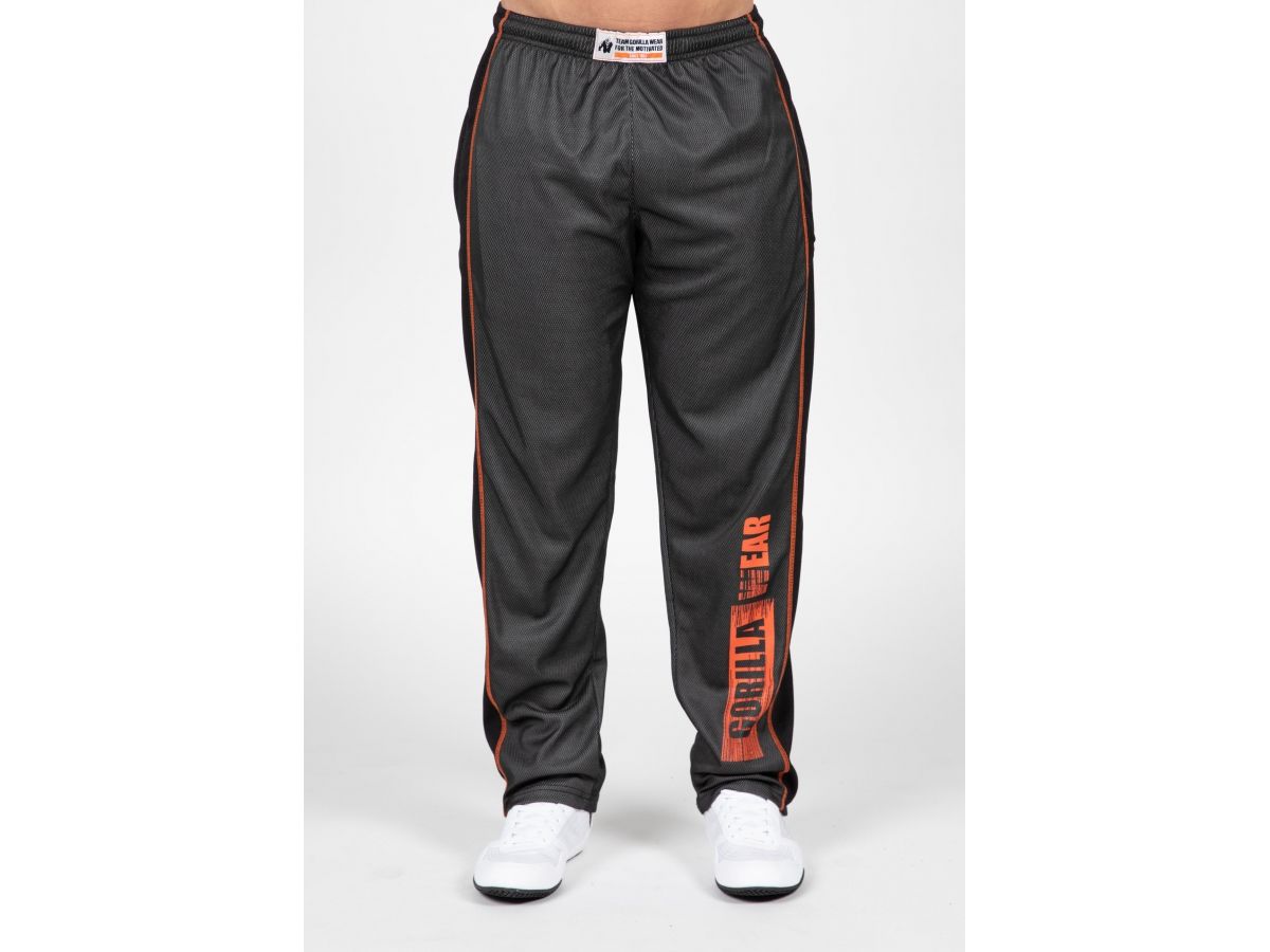 GORILLA WEAR - WALLACE MESH PANST - FÉRFI HOSSZÚNADRÁG - SZÜRKE/NARANCS GORILLA WEAR - WALLACE MESH PANST - FÉRFI HOSSZÚNADRÁG - SZÜRKE/NARANCS