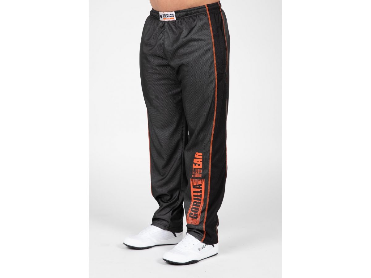 GORILLA WEAR - WALLACE MESH PANST - FÉRFI HOSSZÚNADRÁG - SZÜRKE/NARANCS GORILLA WEAR - WALLACE MESH PANST - FÉRFI HOSSZÚNADRÁG - SZÜRKE/NARANCS