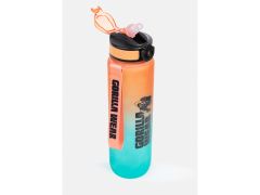 GORILLA WEAR - GRADIENT WATER BOTTLE - SZÍNÁTMENETES VIZES PALACK ZÖLD/NARANCS, 1000 ML